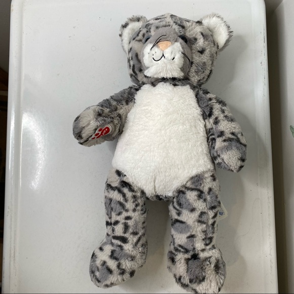 Build a Bear snow leopard cat plush - Picture 4 of 8
